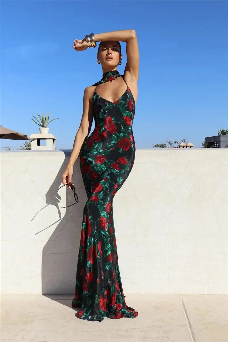 Vestido Longo Preto St Lucia