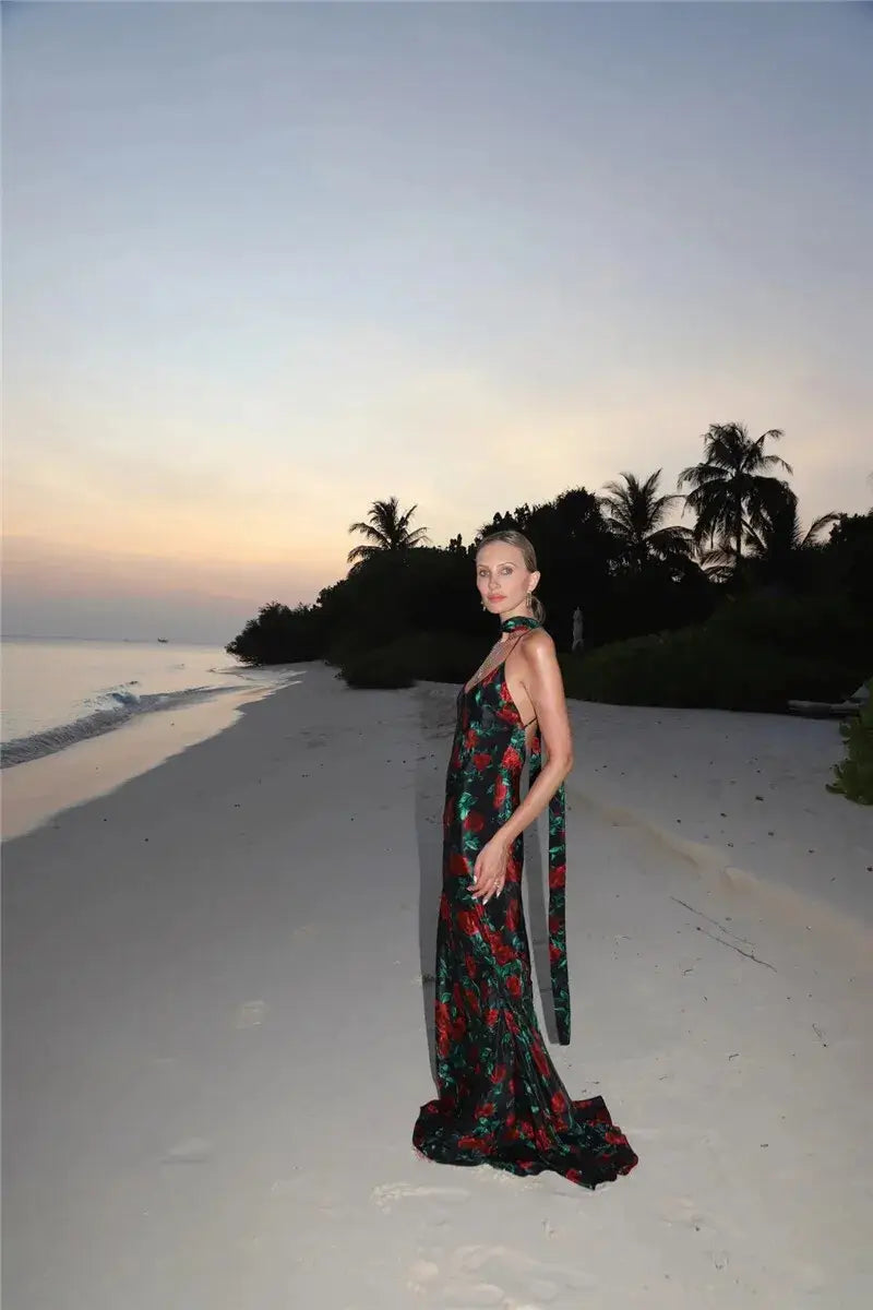 Vestido Longo Preto St Lucia