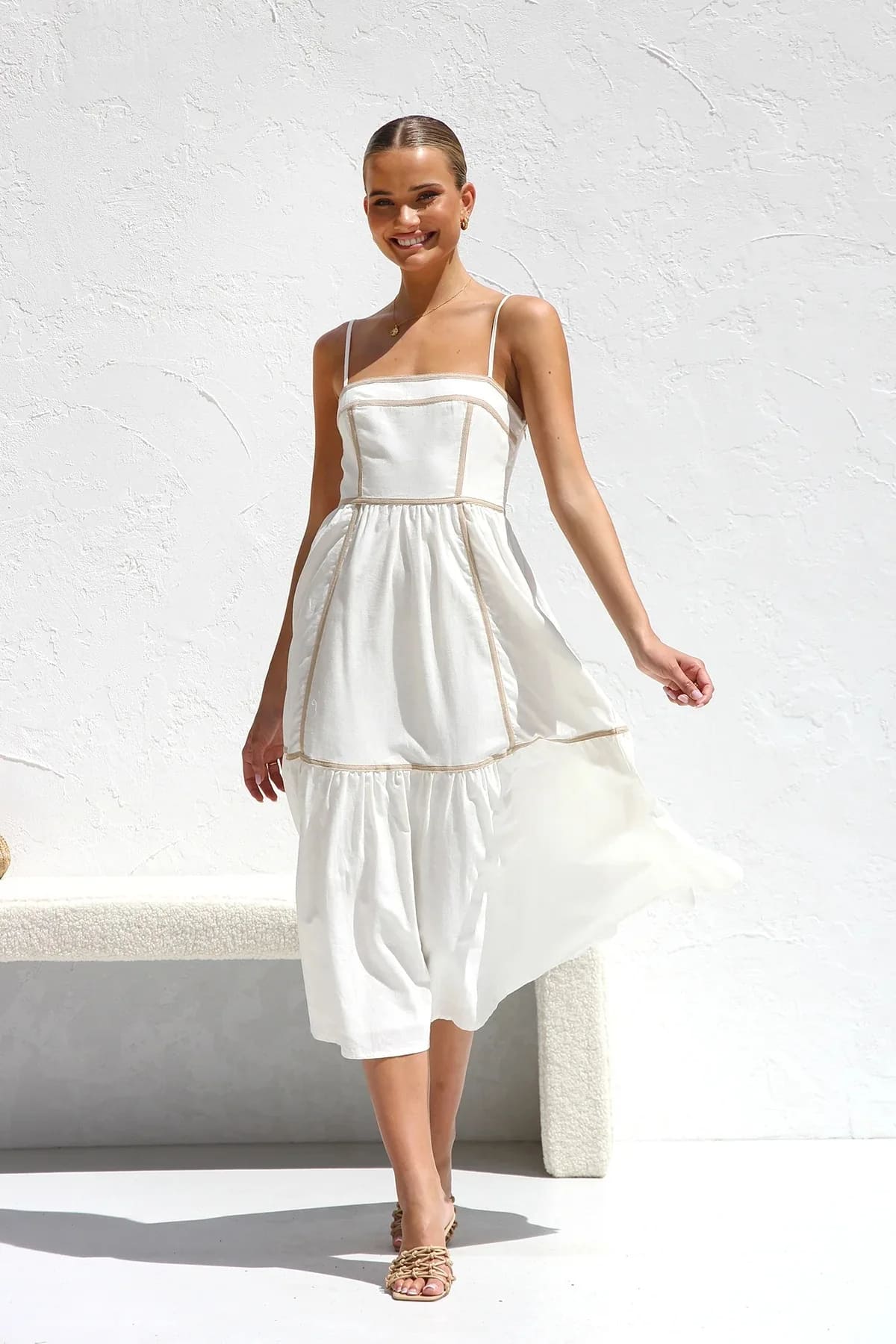 Vestido Midi Branco Itacaré