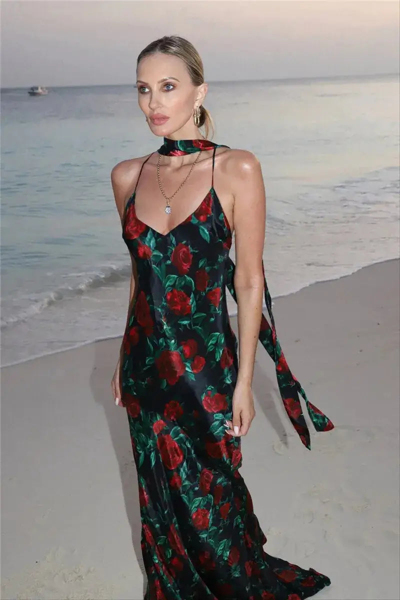 Vestido Longo Preto St Lucia
