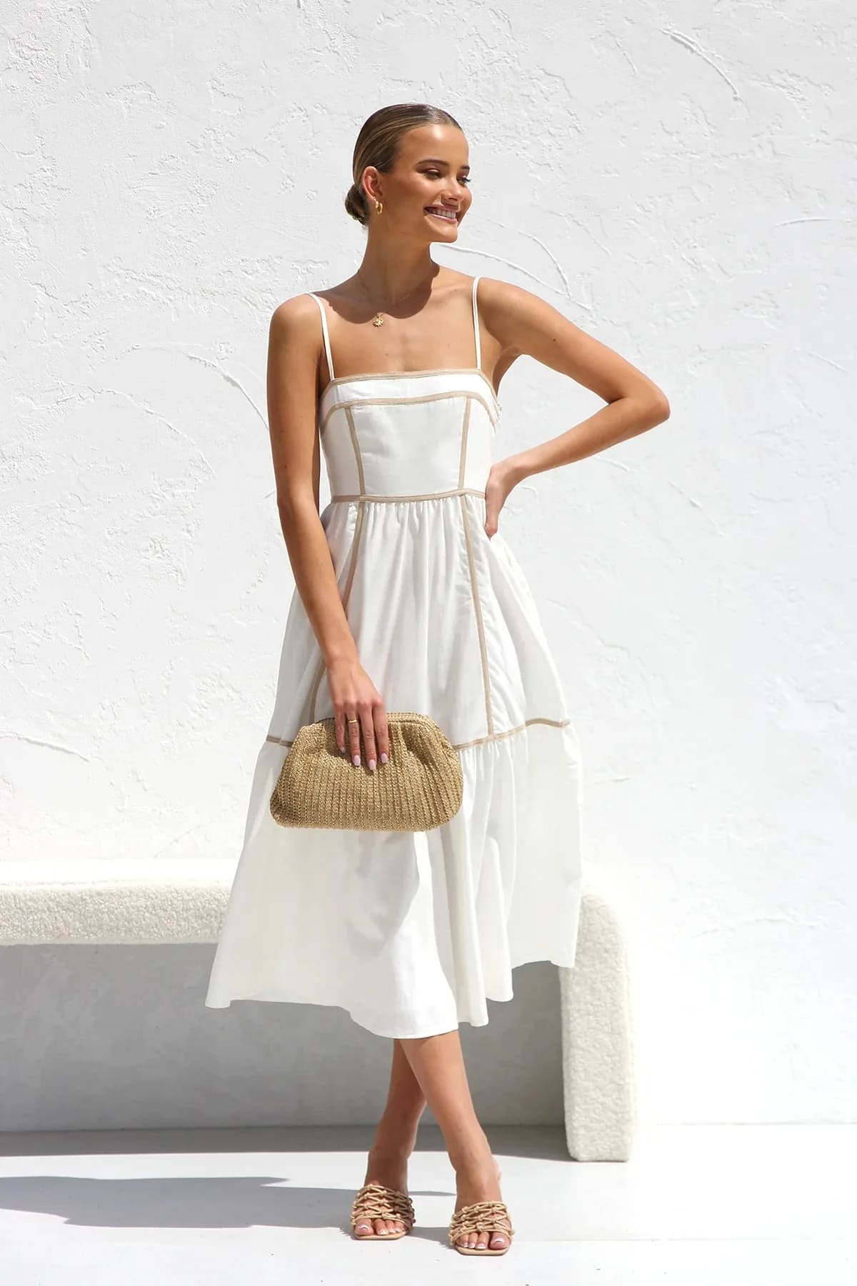 Vestido Midi Branco Itacaré