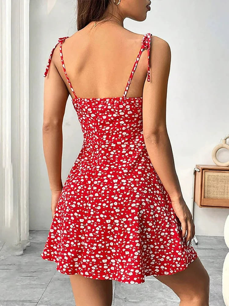 Vestido_Curto_Vermelho_Florido_Guarujá_03